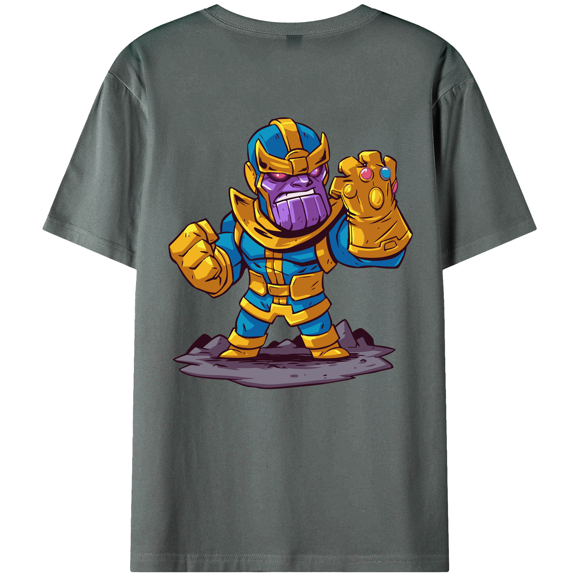 （画像用） アベンジャーズ The Avengers 綿100％ メンズ半袖Tシャツ（バックプリント） 通気性